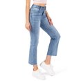 thumbnail image 2 of Risen Jeans Womens Juniors High Rise Cropped Jeans (Medium Denim, 5), 2 of 5