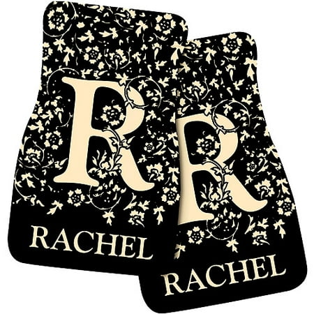 Personalized Initial Car Mats, Available in 4 Colors