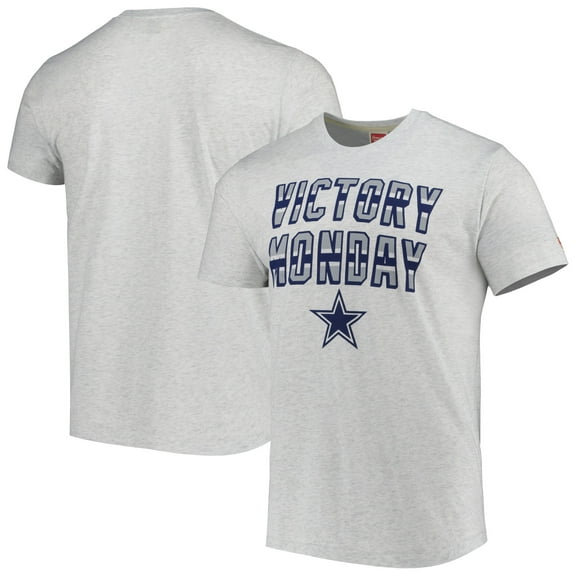 Men's Homage Ash Dallas Cowboys Victory Monday Tri-Blend T-Shirt
