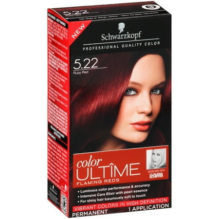 schwarzkopf color ultime flaming reds hair coloring kit 5