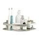 thumbnail image 2 of Stainless Steel Corner Shelf - No Drill Triangle Bathroom Storage Rack with Suction Cups 2 Pcs, 2 of 5
