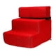thumbnail image 5 of Rampa de escalera para escaleras de perros y mascotas, cubierta desmontable antideslizante para cachorros, escaleras de escalada, 3 escalones lavables Rojo, 5 of 8