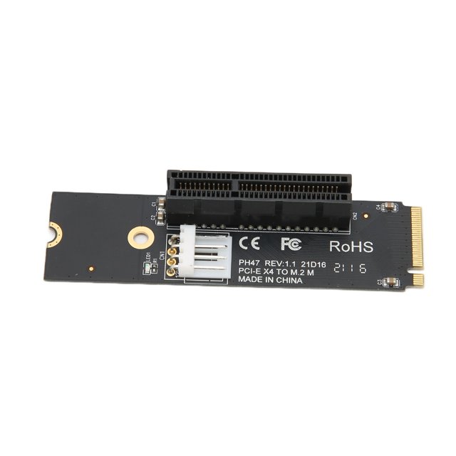 Riser Card, Speed Signal Transmission NGFF To PCI-E Wear Resistance Conductivity Guaranteed Strength for Signal Transmission for Transfer Data