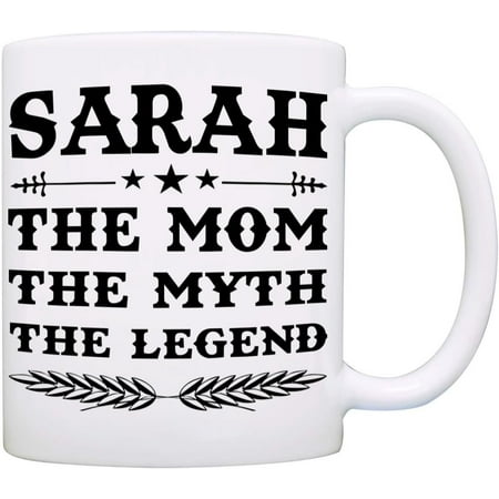 

Funny Coffee Mugs Mama The Mom Myth Legend Mug Ceramic Coffee Mug Tea Cup 11 Oz- Printed on Both Sides - Unique Birthday and Holiday Gifts