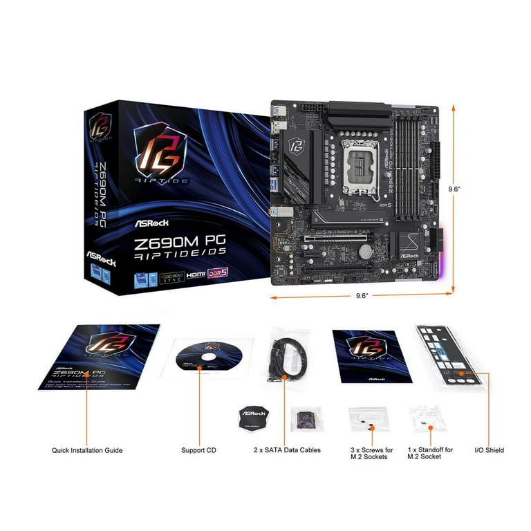 ASRock Z690M PG RIPTIDE/D5 LGA 1700 DDR5 Intel Z690 SATA 6Gb