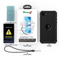 thumbnail image 2 of iPhone SE 2022 Waterproof Case, iPhone SE 2020 Case, Dteck Full-body Rugged Protection Dirt-Proof  Shockproof Case For iPhone SE 3rd Generation 2022 / iPhone SE 2nd Generation 2020, Black, 2 of 9