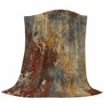 thumbnail image 6 of Brown Gray Blanket Soft Cozy Warm Twin Blanket for Bed, Plush Fuzzy Flannel Fleece Blankets for Sofa, Rustic Abstract Gradient Mottled Texture Throw Blankets for Couch, Gifts for Men, 60"x80", 6 of 9