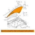 thumbnail image 3 of For 02-09 Dodge Ram Full Size Pickup Truck Front Hood Panel Assembly CH1230221, 3 of 5
