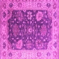 thumbnail image 1 of Ahgly Company Indoor Square Oriental Pink Industrial Area Rugs, 7' Square, 1 of 4