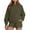 Army Green/women fall sets, variant on Dazajoo 2 Piece Outfits for Women Long Sleeve Sweatshirt & Shorts Lounge Matching Sets Solid Casual Sweatsuit Fall Clothes,Army Green,L