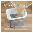 thumbnail image 3 of SiftEase Sifting Litter Box Cleaner, 16 x 14 x 10.5 Inches, Dark Grey - 1 Pack, 3 of 9