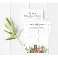 thumbnail image 2 of Inkdotpot Jeu de Baby Shower Feuilles & Animaux Ensemble de 50 Fournitures de Fête Neutres, 2 of 6