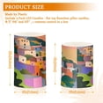 thumbnail image 6 of Yayeee Flameless Candles with Remote Flickering Battery Operated Multi Color Changing, Purple Cityscape Painting, 6 of 7