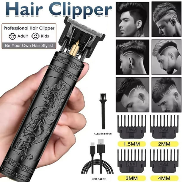 Cortadora De Pelo Electrica Profesional Afeitadora Para Hombres Maquinilla De Afeitar Impermeable Cortapelos Barba Trimmer Peluqueria Maquina De Corte Bodega Aurrera en linea