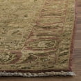 thumbnail image 3 of safavieh old world collection ow115e hand-knotted traditional oriental light green and rust wool area rug (4' x 6'), 3 of 5
