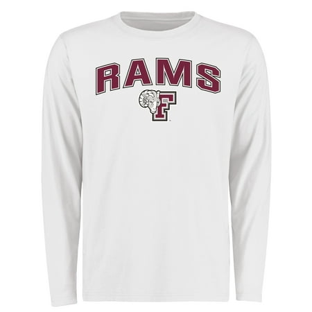 Fordham Rams Proud Mascot Long Sleeve T-Shirt - White -