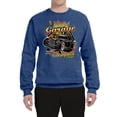 thumbnail image 2 of Wild Bobby, 1990 Vintage Garage Customs Hot Rod Classic Car Cars and Trucks Unisex Crewneck Graphic Sweatshirt, Vintage Heather Blue, Small, 2 of 3