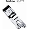 thumbnail image 4 of 3 Pcs Narrow Rolled Hem Sewing Machine Presser Foot Set 3mm 4mm 6mm Compatible With Singer Brother Babylock Janome, 4 of 7