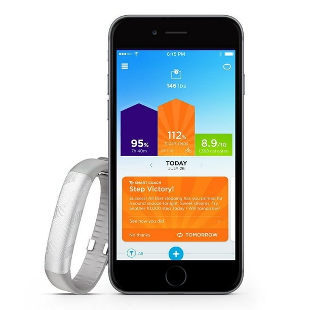 Dummy/Toy for Pretend Play Jawbone UP2 Wireless Tracker - Silver