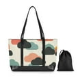 thumbnail image 7 of FORMRS Laptop Tote Bag for Women with 15.6" Computer Compartments Handbag, Simple Clouds, 7 of 7