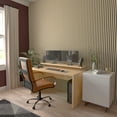 thumbnail image 7 of Ekena Millwork AcoustixPro Noise Cancelling Traditional Medium Slat Wall Panel 11"W x 94 1/2"H, White Wash (2 Pack), 7 of 7
