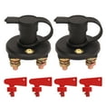 thumbnail image 2 of Interruptor De Desconexión De Batería, Interruptor De Apagado De Energía DC12 A 24 V Conductividad Desconexión Rápida Ajuste Universal Para Yate Para RV Para, 2 of 7