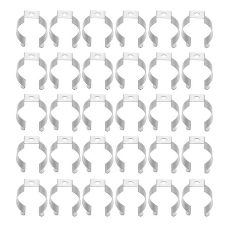 

50 Pcs U Clips Holder LED Light Bulbs Clamps LED Fluorescent Tube Lamp Support