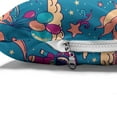 thumbnail image 4 of Cartoon Pet Bed, Astronaut and Fox Holding Colorful Balloons in the Sky with Cloudy Starry Sky, Chew Resistant Pad for Dogs and Cats Cushion with Removable Cover, 24" x 39", Multicolor, by Ambesonne, 4 of 4