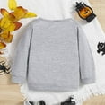 thumbnail image 4 of FAOWME Garçons Filles Enfants Automne 2025 Sweat à Capuche Imprimé Lettre Mode Sport Gris 2-3 Ans, 4 of 7