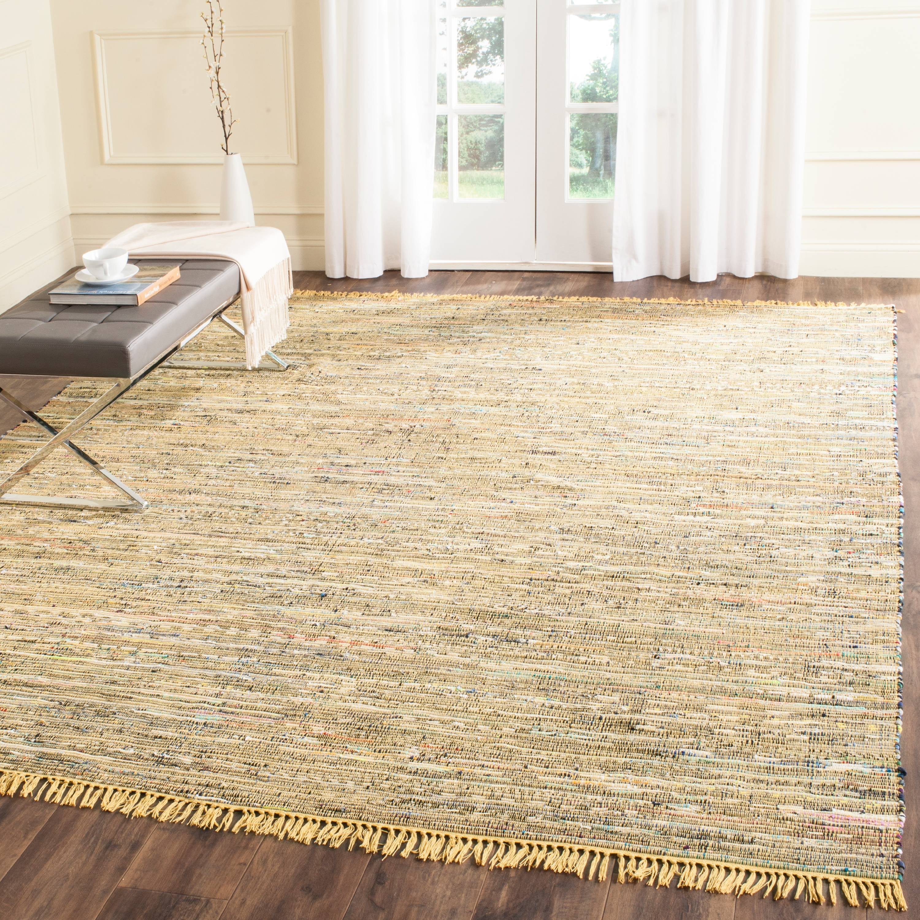 Safavieh Rag Rug Collection Striped Transitional Area Rug