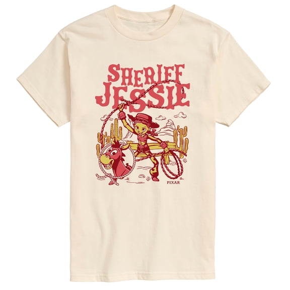 Toy Story 5 - Sheriff Jessie Western Poster - Men's Short Sleeve Graphic T-Shirt