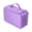 Purple-PP Home Decor, variant on JJV 72-Slot Cloth Pencil Organizer with 3 Independent Zippered Compartments, Large Capacity Storage Bag for Art Pens, Makeup Brushes, and Tools, 7.9 x 2.8 x 6.3 Inch