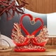 thumbnail image 4 of Figura de pareja de cisnes, estatua decorativa, regalo de San Valentín, escultura de animales para centro de mesa de entrada, oficina, decoración del Rojo, 4 of 6