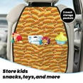 thumbnail image 5 of Naloa Hot Dogs 2Pcs Anti-Kick Back Seat Cover Kick Mat, Car Seat Protector with 3 Storage Pockets, 5 of 8