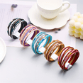 thumbnail image 3 of Bracelets for Women Trendy Leather Bracelets for Women Multilayer Leather Cuff Bracelets Boho Beaded Bracelet Jewelery Gift for Women Girls, 3 of 5