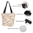 thumbnail image 4 of Disketp Tropical Pink Flamingo Pineapple Bolsa de Hombro Casual para Mujer, Bolso Cruzado para Compras, Viajes y Uso Diario, 4 of 6