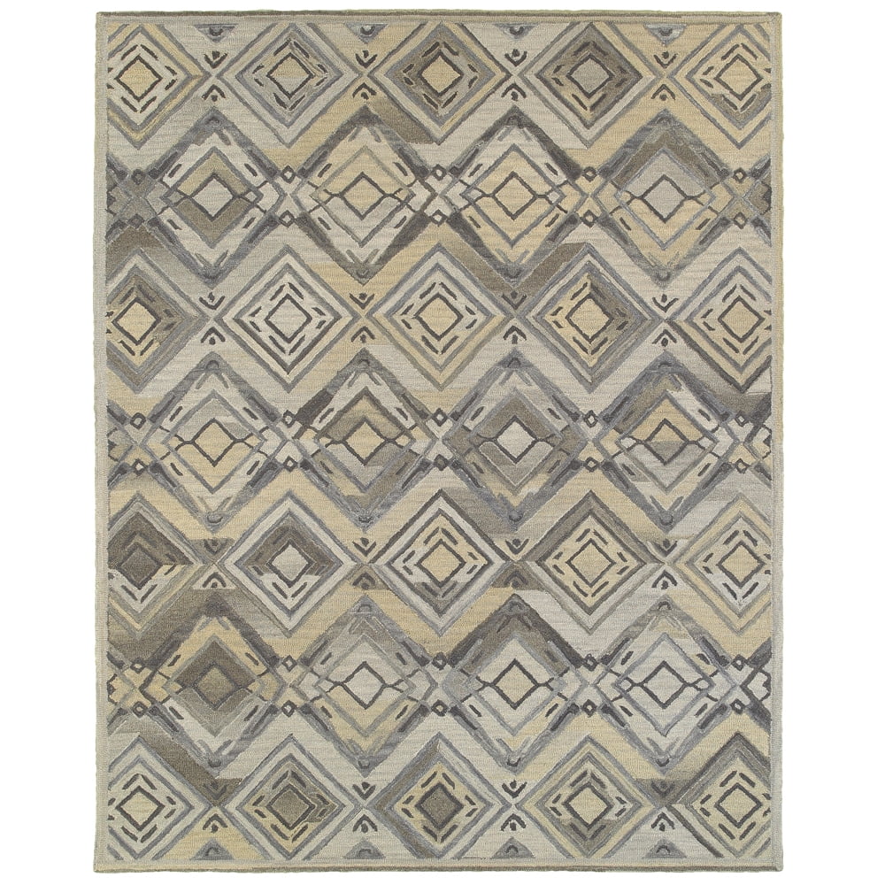 Lr Home Integrity Gray 8 Feet 9 Inch x 11 Feet 9 Inch Trellis Geometric Area Rug
