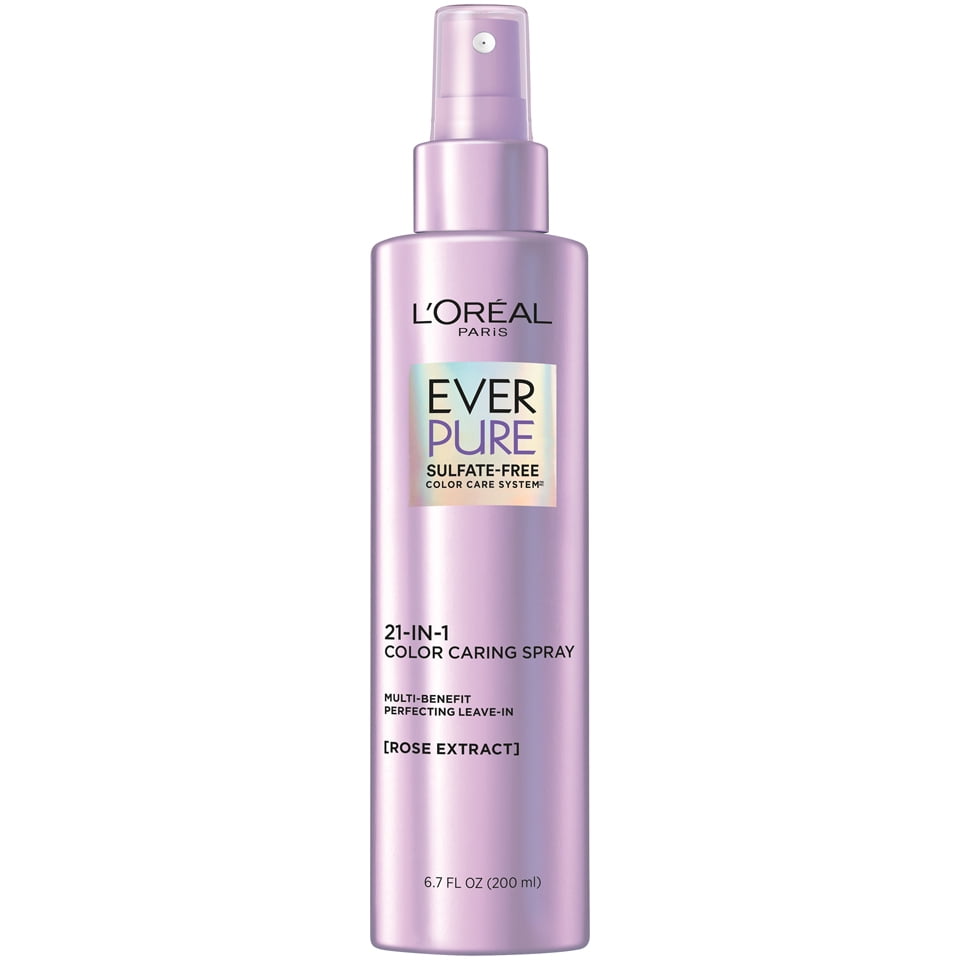 L'Oreal Paris EverPure Sulfate Free 21-in-1 Color Caring Spray, Leave In, 6.8 fl oz