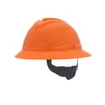 thumbnail image 1 of MSA 10215833 Casco duro de ala completa naranja de alta visibilidad con ventilación V-Gard C1 con barrera térmica de enfriamiento ReflectIR y suspensión Fas-Trac III: características de enfriamiento a, 1 of 1