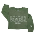 thumbnail image 4 of Personalized Embroidered Mama EST Sweatshirt For Women, Custom Gifts for Mother's Day Chirstmas Birthday for Mama, 4 of 6