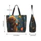 thumbnail image 5 of Disketp Cute Butterfly Bear Bolsa Tote Estampada para Mujer, Bolso de Hombro y de Mano para Compras y Viajes, 5 of 8