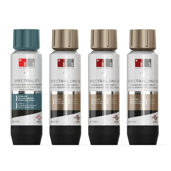 DS Laboratories Spectral.DNC-N & Spectral.F7 Hair Serum - Hair Regrowth Treatment for Men & Women, Astressin-B, Nanoxidil & Caffeine Hair Growth Serum, Hair Loss Product