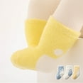 thumbnail image 4 of SHTXOZHI Infant Baby Fuzzy Slipper Socks Fleece Lined Plush Socks Todder Boys Girls Winter Warm Sleeping Sock, 4 of 5