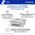 thumbnail image 4 of Brother MFC-J1800DW Print & Cut Wireless All-In-One Inkjet Printer with Automatic Paper Cutter, 4 of 10