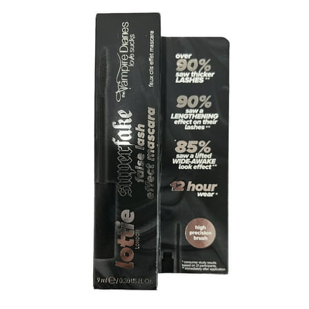 Lottie London The vampire Diaries love sucks Super Fake False Lash Effect Mascara, 0.30 fl oz