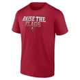 thumbnail image 2 of Men's Fanatics Branded Red Tampa Bay Buccaneers Big & Tall Raise the Flags Statement T-Shirt, 2 of 3