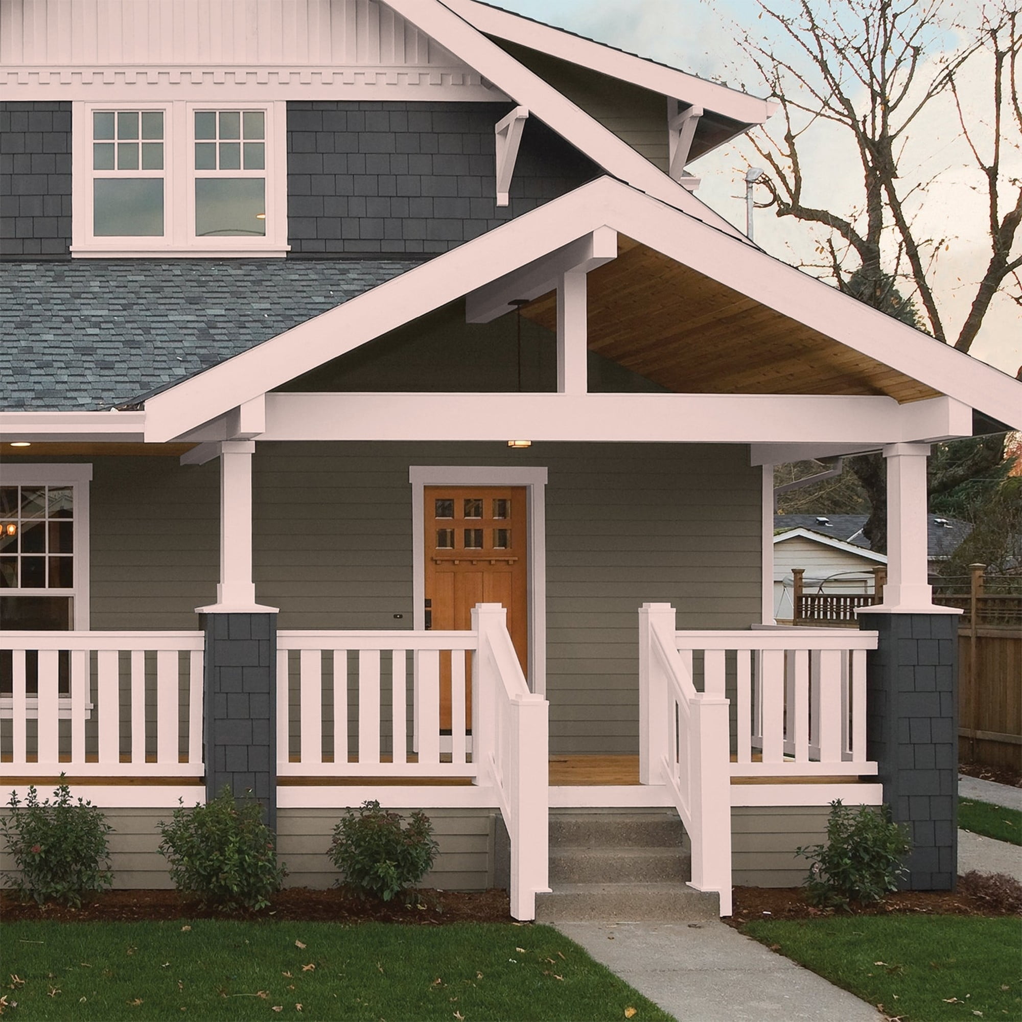 Glidden HEP Honeysweet / Orange Semi-Gloss Exterior Paint with Primer, 1 Quart