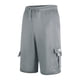 thumbnail image 5 of Pantalones Cortos de Carga de los Hombres con Cordón Sólido Cintura Deportivo Pantalones Cortos de Gimnasio con Bolsillos, Desgaste Casual de Toda la Temporada, 5 of 6