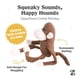 thumbnail image 3 of Pelota de Peluche para Perro ZippyPaws Spencer Mono Crujiente Grande, 3 of 8