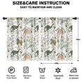thumbnail image 2 of Blackout Kids Curtains,Colorful Dinosaurs Floral Pattern Childrens Insulated Curtains Set Of 2,Bedroom Essentials,Toddler Room Decor 42"x54", 2 of 5